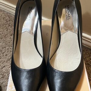 Michael Kors Black Leather Heels